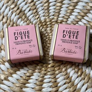 Bastide Figue d'Ete Provence Soap - 1.7oz - Bundle of 2 - NIP